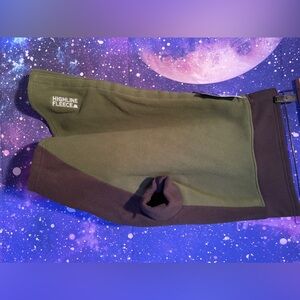 Highlight Fleece Designer Dog Coat Olive Green